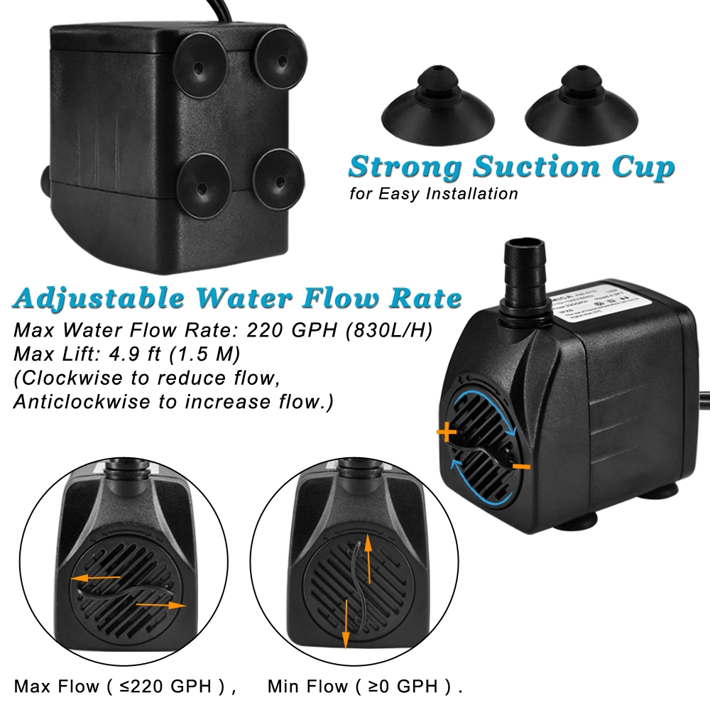 Aquarium Fountain Submersible Water Pumps Wholesale